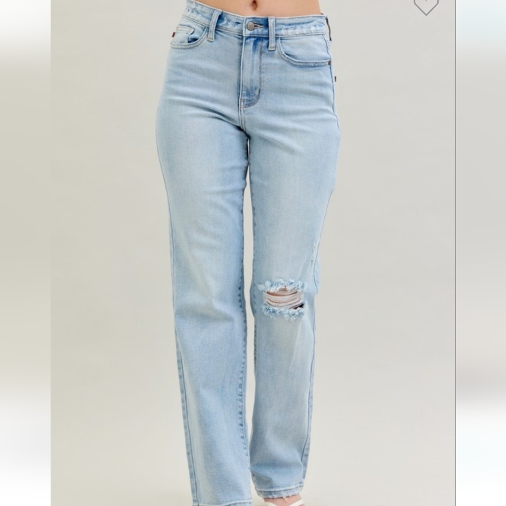 Judy Blue Light Blue Straight Leg Jeans